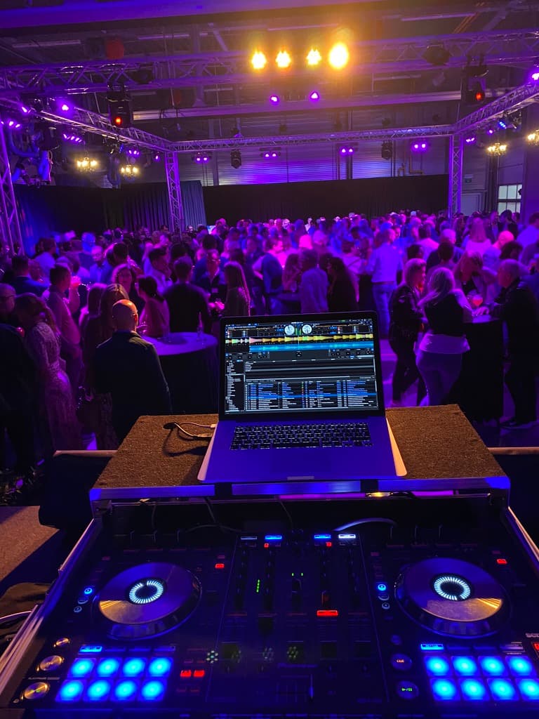 Dansbare afsluiter op het einde van het event